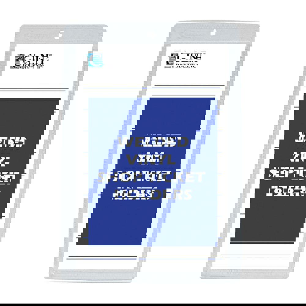 50 Pc Shop Ticket Holder: Clear